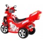 Motocicleta electrica rosie F928, 92 x 42 x 65 cm, 30W, 6V/4,5Ah, roti plastic, claxon, melodii, lumina