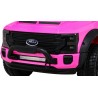 Masinuta electrica Ford Super Duty, 4 motoare, 2 locuri, roti spuma EVA, roz