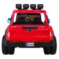 Masinuta electrica Ford Super Duty, 4 motoare, 2 locuri, roti spuma EVA, rosu
