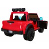 Masinuta electrica Ford Super Duty, 4 motoare, 2 locuri, roti spuma EVA, rosu