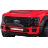 Masinuta electrica Ford Super Duty, 4 motoare, 2 locuri, roti spuma EVA, rosu