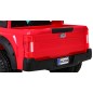 Masinuta electrica Ford Super Duty, 4 motoare, 2 locuri, roti spuma EVA, rosu