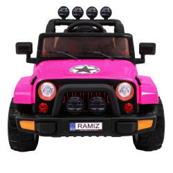 Masinuta electrica Off-Road full time 4x4, roti spuma EVA, 2 locuri