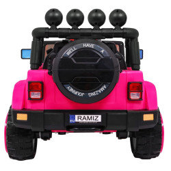 Masinuta electrica Off-Road full time 4x4, roti spuma EVA, 2 locuri