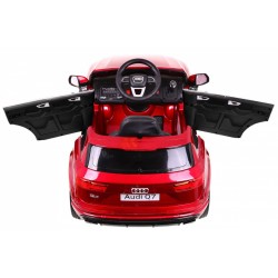 Masinuta electrica AUDI Q7 2.4G, 12V, roti spuma EVA, lumini LED, mod educativ, MP3, 119x67x53cm