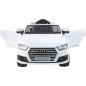 Masinuta electrica Audi Q7 Quatro S-Line, sport, 12V, buton STOP, faruri LED, MP3, USB, AUX, 119x67x53cm