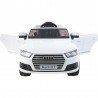 Masinuta electrica Audi Q7 Quatro S-Line, sport, 12V, buton STOP, faruri LED, MP3, USB, AUX, 119x67x53cm