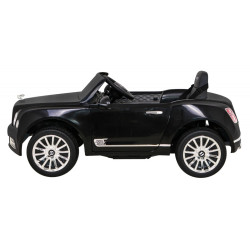 Masinuta electrica Bentley Mulsanne, 2 motoare, roti spuma EVA, negru