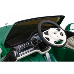 Masinuta electrica Bentley Mulsanne, 2 motoare, roti spuma EVA, verde