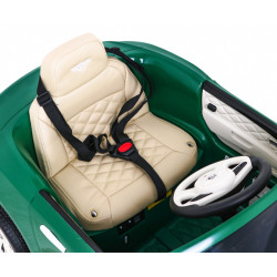 Masinuta electrica Bentley Mulsanne, 2 motoare, roti spuma EVA, verde