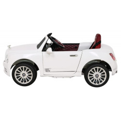 Masinuta electrica Bentley Mulsanne, 2 motoare, roti spuma EVA, alb