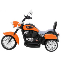 Motocicleta electrica Chopper, sport, 6V,14000RPM, 6V/4,5Ah, roti plastic, lumini, muzica, 92 x 34 x 63 cm