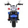 Motocicleta sport Chopper, 6V/4,5Ah, 6V, roti plastic, schimbator, lumina LED, butoane muzica si sunete, capacitate 30 kg