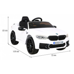 Masinuta electrica BMW M5, sport, DRIFT, 2x12V, 3 viteze, roti spuma EVA, LED, melodii, 126x73x53cm