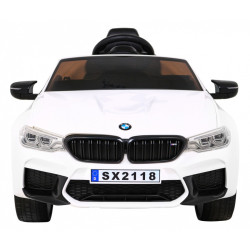 Masinuta electrica BMW M5, sport, DRIFT, 2x12V, 3 viteze, roti spuma EVA, LED, melodii, 126x73x53cm