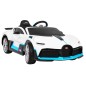 Masinuta electrica Bugatti Divo, sport, 12V, roti spuma EVA, lumini LED, melodii, 132x72x47cm