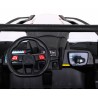Masinuta electrica buggy 4x4, alb, Bluetooth, roti spuma EVA
