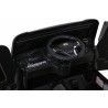 Camion cu semiremorca, 12V, roti spuma EVA, faruri LED, buton STOP, melodii, USB, 175x49x76cm