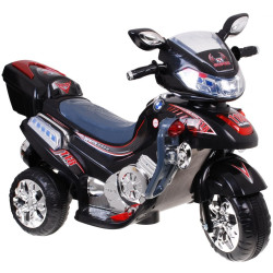 Motocicleta electrica F928 , 6V/4,5Ah, 30W, roti plastic, claxon, melodii, lumina fata, portbagaj cu deschidere