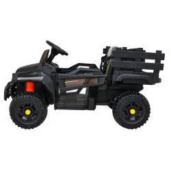 Masinuta electrica Farmer Pick-Up, 2 motoare, roti spuma EVA, negru