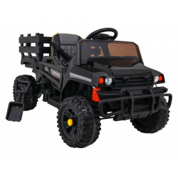 Masinuta electrica Farmer Pick-Up, 2 motoare, roti spuma EVA, negru