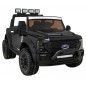 Masinuta electrica Ford Super Duty, 4 motoare, 2 locuri, roti spuma EVA, negru