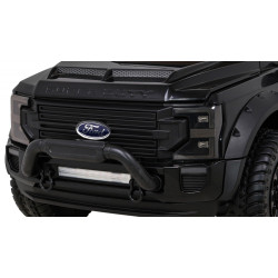Masinuta electrica Ford Super Duty, 4 motoare, 2 locuri, roti spuma EVA, negru