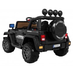 Masinuta electrica off-road full time, 4 motoare, roti EVA, negru