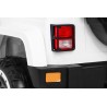 Masinuta electrica 4x4, roti spuma EVA 2 locuri, alb
