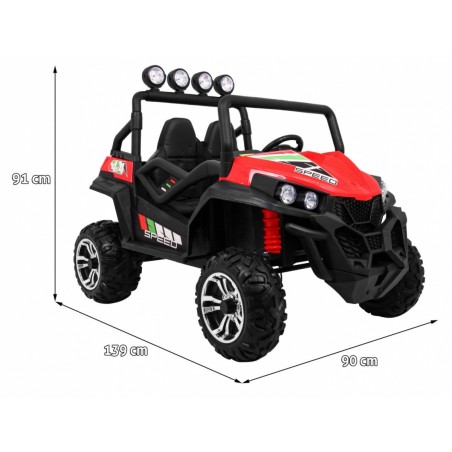Masinuta electrica Buggy 4x4, roti spuma EVA, 2 locuri