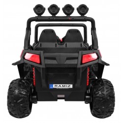 Masinuta electrica Buggy, 4x4, Bluetooth, 2 locuri, rosu/negru