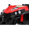 Masinuta electrica Buggy, 4x4, Bluetooth, 2 locuri, rosu/negru