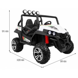 Masinuta electrica Buggy, 4x4, roti spuma EVA, bluetooth, 2 locuri