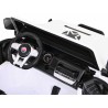 Masinuta electrica GRAVITY Strong, 2 motoare, roti spuma EVA, 2 locuri, alb