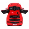 Masinuta electrica Sport GT rosie, 30W, telecomanda, 3 viteze, suspensie fata, melodii, MP3, AUX, SD, USB, blocare usa