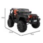 Masinuta electrica All Terrain, off road, roti spuma EVA, USB, lumini LED, muzica, radio FM, 121x78x76cm