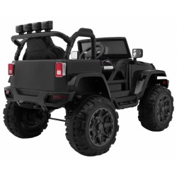 Masinuta electrica All Terrain, off road, roti spuma EVA, USB, lumini LED, muzica, radio FM, 121x78x76cm