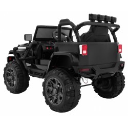 Masinuta electrica All Terrain, off road, roti spuma EVA, USB, lumini LED, muzica, radio FM, 121x78x76cm