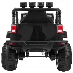 Masinuta electrica All Terrain, off road, roti spuma EVA, USB, lumini LED, muzica, radio FM, 121x78x76cm