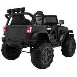Masinuta electrica All Terrain, off road, roti spuma EVA, USB, lumini LED, muzica, radio FM, 121x78x76cm