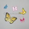 Stickere fosforescente decorative glow luminoase set 5 Fluturasi