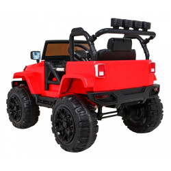 Masinuta electrica All Terrain, off road, roti spuma EVA, mod educativ, LED, MP3, USB, radio FM, 121x78x76cm