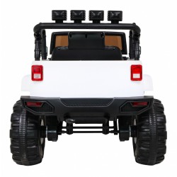 Masinuta electrica All Terrain, off road, roti spuma EVA, mod educativ, lumini LED, MP3, radio FM, 121x78x76cm