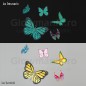 Stickere fosforescente decorative glow luminoase set 5 Fluturasi