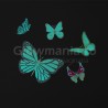 Stickere fosforescente decorative glow luminoase set 5 Fluturasi