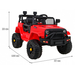 Masinuta Jeep electric off road, 2x35W, 12V7Ah, 3 viteze, telecomanda control, lumina, muzica, 100x67x59 cm