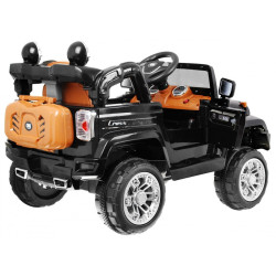 Masinuta electrica JEEP JJ245 off road, 2x25W, 2x6V4.5Ah, telecomanda, roti plastic, suspensii, lumini, 112x63x62 cm