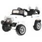 Masinuta electrica JEEP JJ245 Alb, off road, telecomanda, 2 viteze, butoane cu efecte sonore pe volan, MP3, AUX Masinuta electrica JEEP JJ245 Alb, off road, telecomanda, 2 viteze, butoane cu efecte sonore pe volan, MP3, AUX