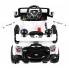 Masinuta electrica JEEP JJ245 Alb, off road, telecomanda, 2 viteze, butoane cu efecte sonore pe volan, MP3, AUX