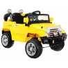 Masinuta electrica JEEP off road cu telecomanda, 2x25W, suspensii, roti plastic, lumina LED fata spate, muzica, 112 x 63 x 61 cm